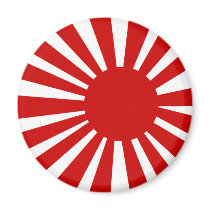 Japanese Sun Magnet by KikoStudios Japanese Sun Magnet