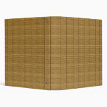 Japanese Tatami Bamboo Planks Mat Brown Vinyl Binder