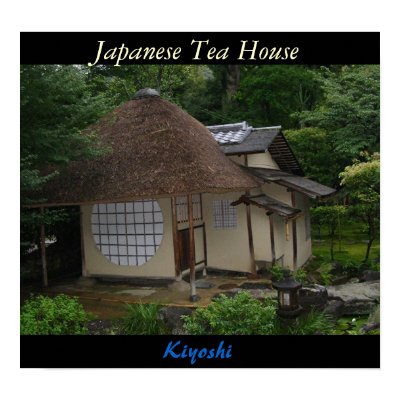 Japanese Tea House Poster by Kiyoshi
