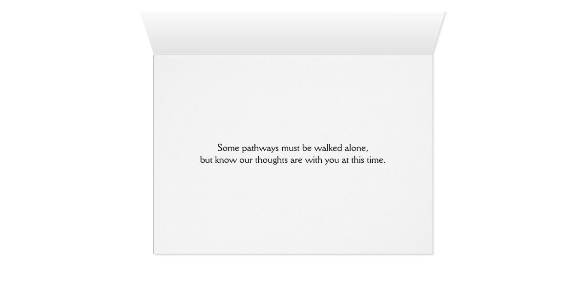 Japanese Temple Garden Sympathy Card Zazzle