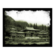 Cartel japonés del templo posters by VisionaryArts Cartel japonés del templo posters