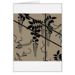Japanese Traditional Wisteria Pattern Cards