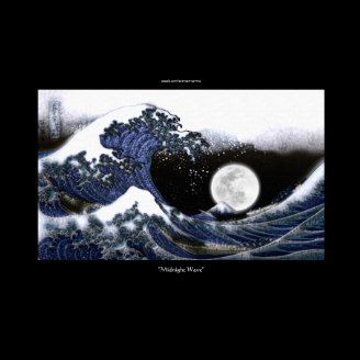 Japanese Tsunami Wave after Hokusai Art Poster