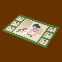 Japanese Ukiyo-e Vintage Art Placemats placemats