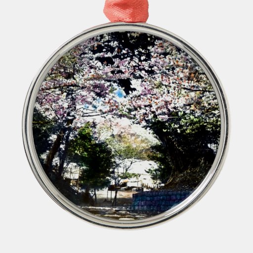 japanese vintage cherry blossoms christmas ornaments zazzle japanese vintage cherry blossoms christmas ornaments zazzle