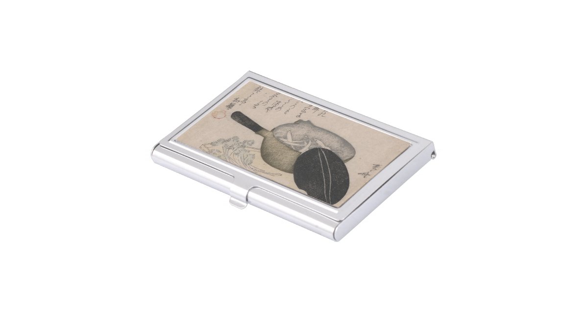Japanese Vintage Image Business Card Holder Zazzle