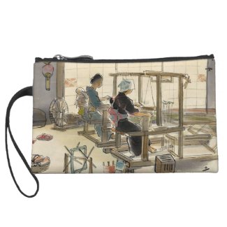 Japanese Vocations In Pictures, Women Weavers Wristlets