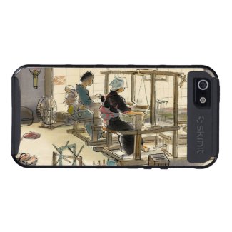 Japanese Vocations In Pictures, Women Weavers Cover For iPhone 5