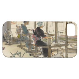Japanese Vocations In Pictures, Women Weavers iPhone 5 Covers