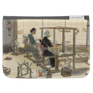 Japanese Vocations In Pictures, Women Weavers Kindle Case