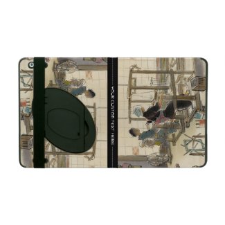Japanese Vocations In Pictures, Women Weavers iPad Folio Case