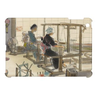Japanese Vocations In Pictures, Women Weavers iPad Mini Cover