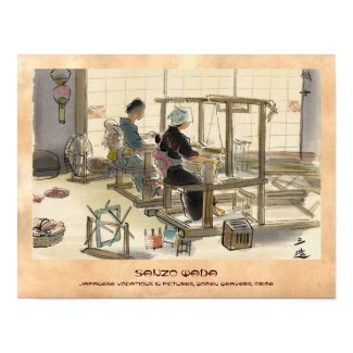 Japanese Vocations In Pictures, Women Weavers Posters