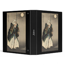 Japanese Warrior Painting. Circa 1922 3 Ring Binder