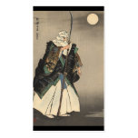 Japanese Warrior Painting. Circa 1922 business cards