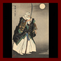 Japanese Warrior Painting. Circa 1922 posters