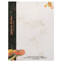 Japanese Washi Pattern Business Letterhead