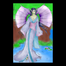 Japanese Water Elf Print