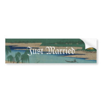 Japanese Wedding Invitations The Tama River bumper stickers by WeddingInvitations Japanese Wedding Invitations The Tama River bumper stickers