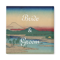 Japanese Wedding Invitations The Tama River magnets