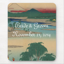 Japanese Wedding Invitations The Tama River mousepads by WeddingInvitations Japanese Wedding Invitations The Tama River mousepads