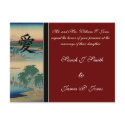 Japanese Wedding Invitations The Tama River postcards