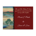 Japanese Wedding Invitations The Tama River postcards
