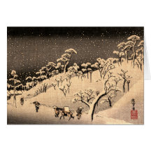 Japanese Winterscape no.1 Cards