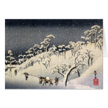 Japanese Winterscape no.2 Card