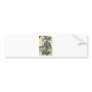 Japanese Woman in beautiful Kimono circa 1820 Bumper Sticker