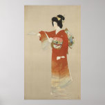 Japanese Woman In Kimono posters