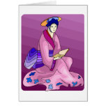 Japanese Woman Reading Cards