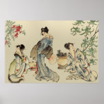 Japanese women in traditional garments