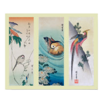 Japonés Woodblock posters by wingandaprayer Japonés Woodblock posters