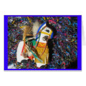 Japanese wooden horse toy cards