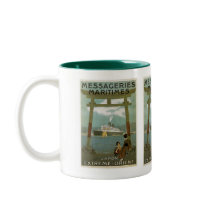 "Japon Extreme-Orient" Messegeries Maritimes mugs by RetroCommunications "Japon Extreme-Orient" Messegeries Maritimes mugs