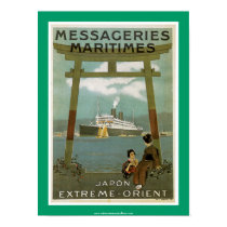 "Japon Extreme-Orient" Messegeries Maritimes posters by RetroCommunications "Japon Extreme-Orient" Messegeries Maritimes posters