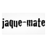 jaque-mate personalized photo card