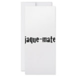 jaque-mate rack cards