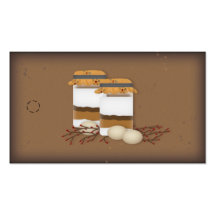 Jar Mix Directions Hang Tag Business Cards