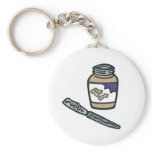 jar of peanut butter key chains
