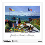 Jardin à Sainte-Adresse by Claude Monet Wall Decal