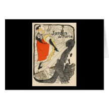 Jardin de Paris Card