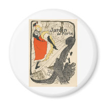 Jardin de Paris magnets by vintage_poster Jardin de Paris magnets