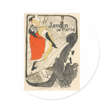 Jardin de Paris stickers by vintage_poster Jardin de Paris stickers