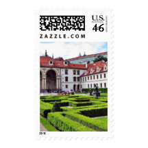 Jardín en Praga Franqueo