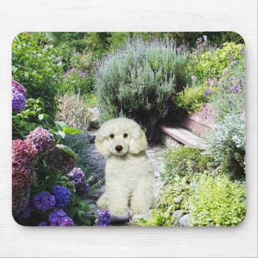 Jardín Mousepad del caniche Alfombrilla De Ratones