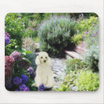 Jardín Mousepad del caniche Tapete De Ratón