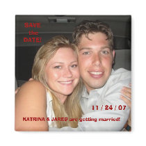 Jared-Katrina, SAVE theDATE!, 11 / 24 / 07, KAT... Refrigerator Magnets