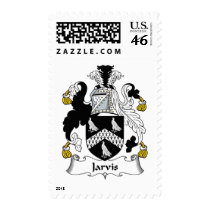 Jarvis Family Crest Postage Stamp
